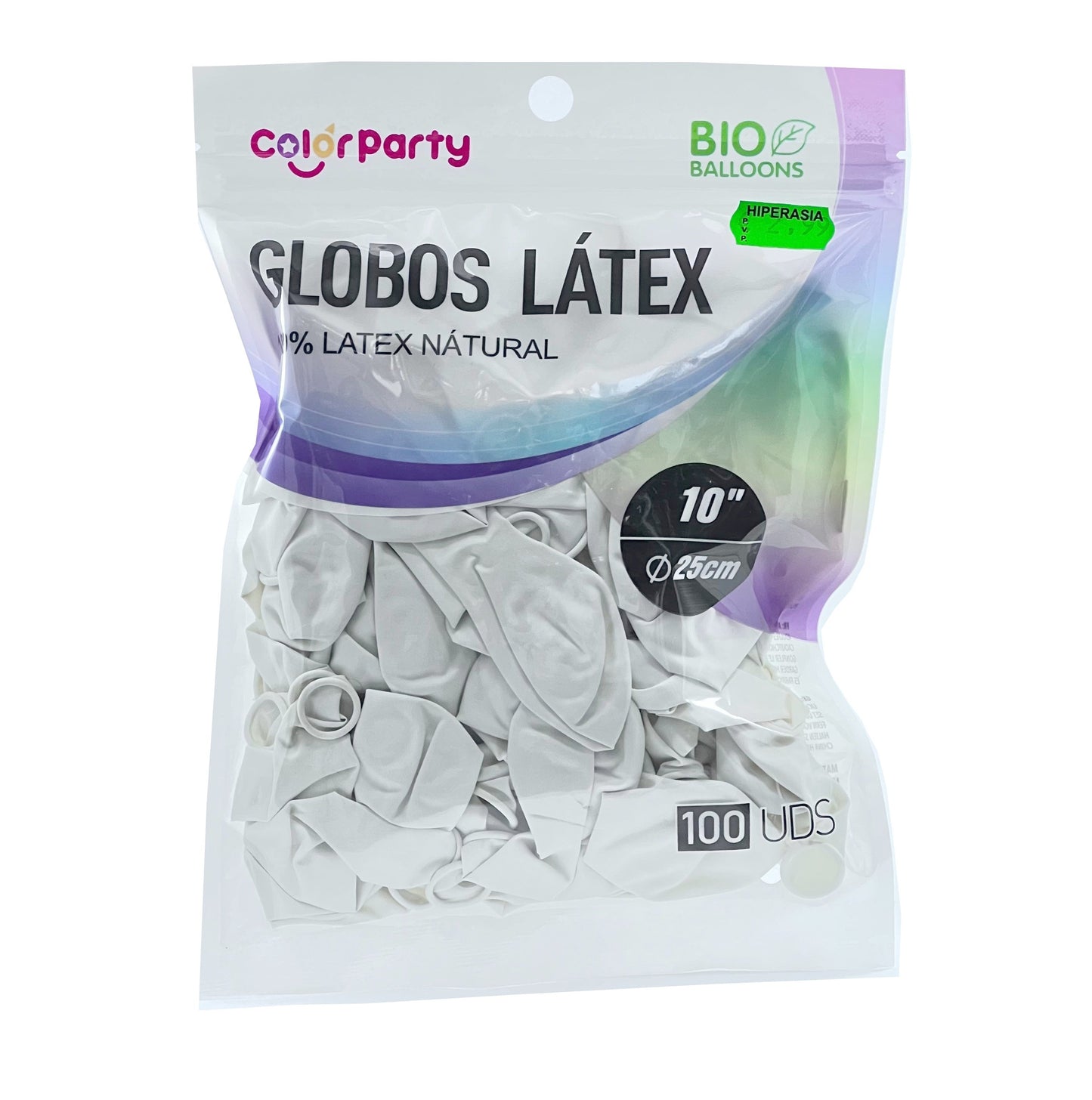 100 Globos de 25 cm