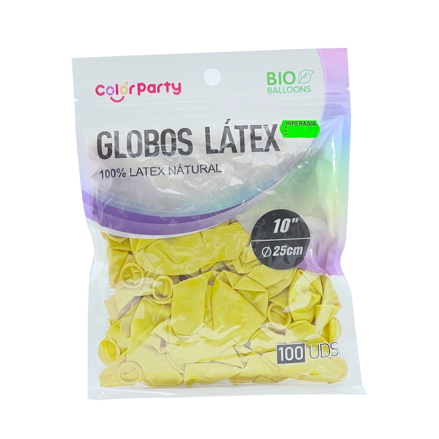 100 Globos de 25 cm