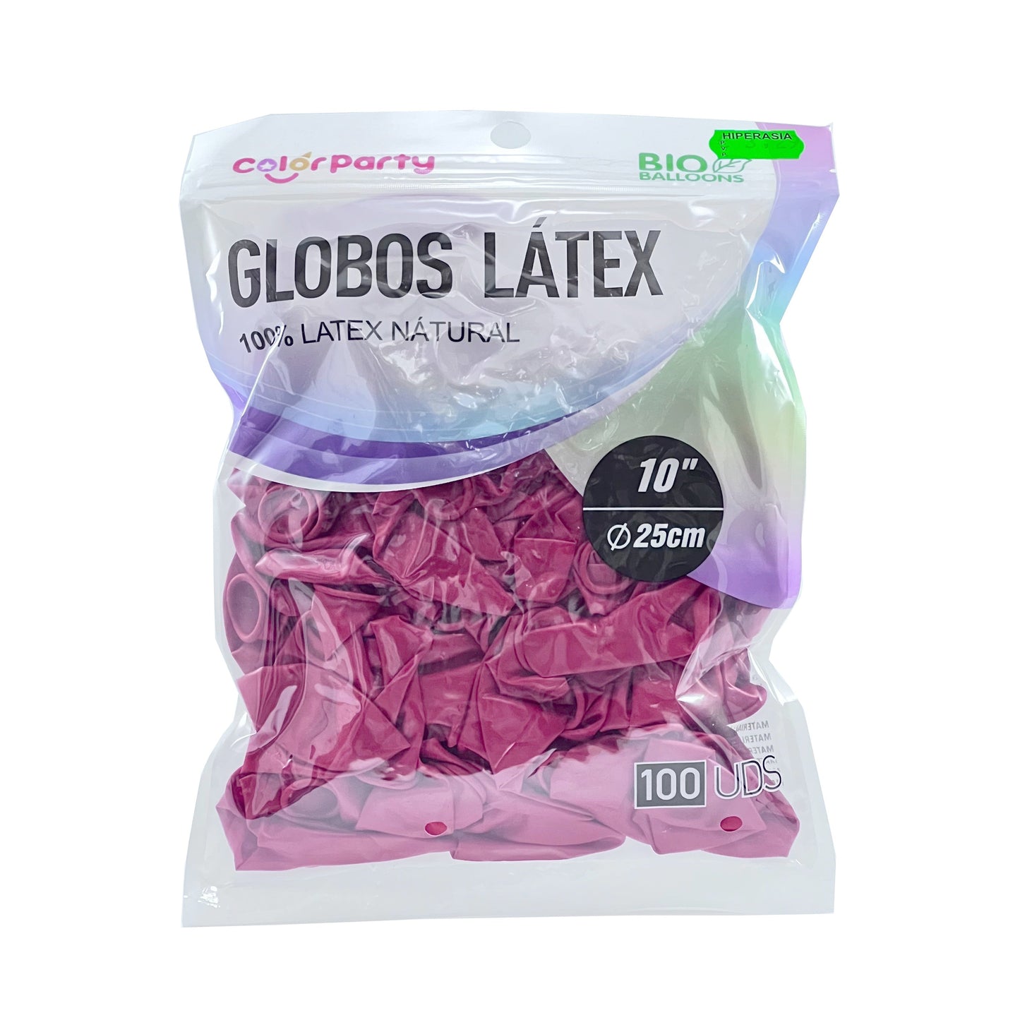 100 Globos de 25 cm