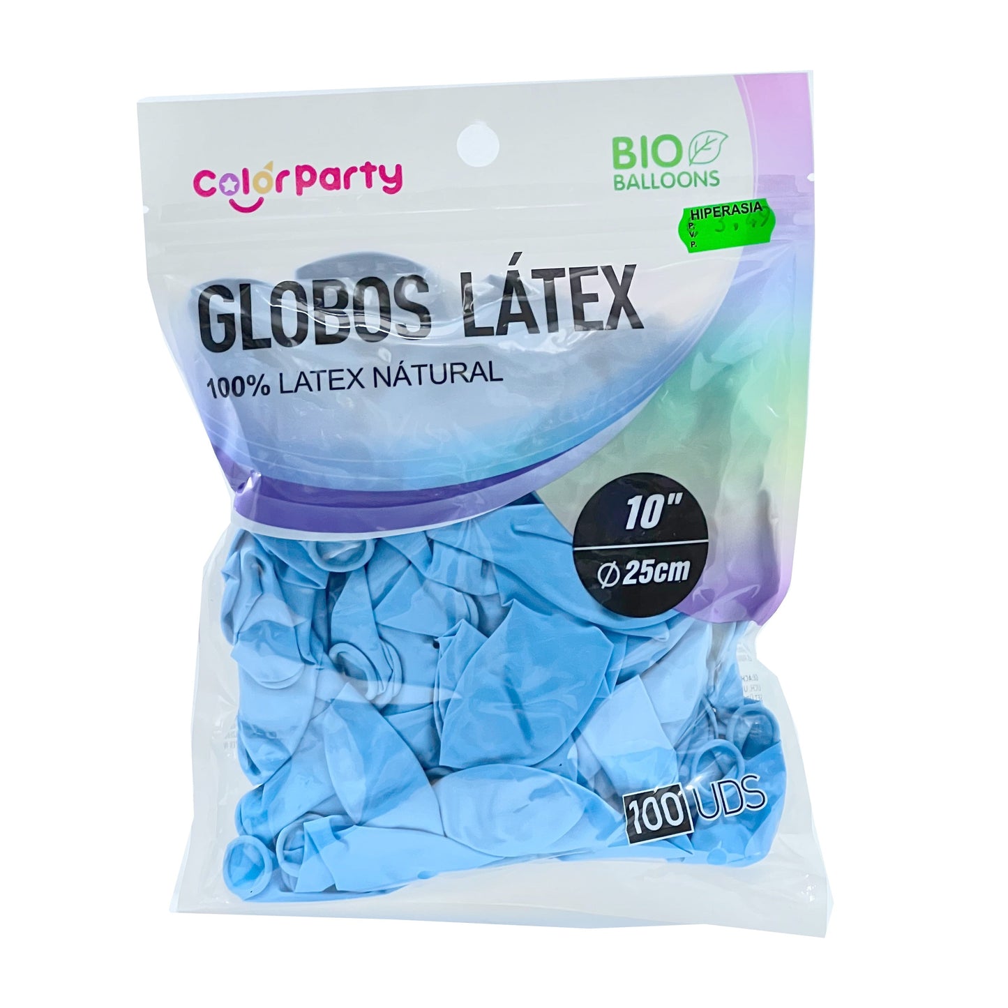 100 Globos de 25 cm