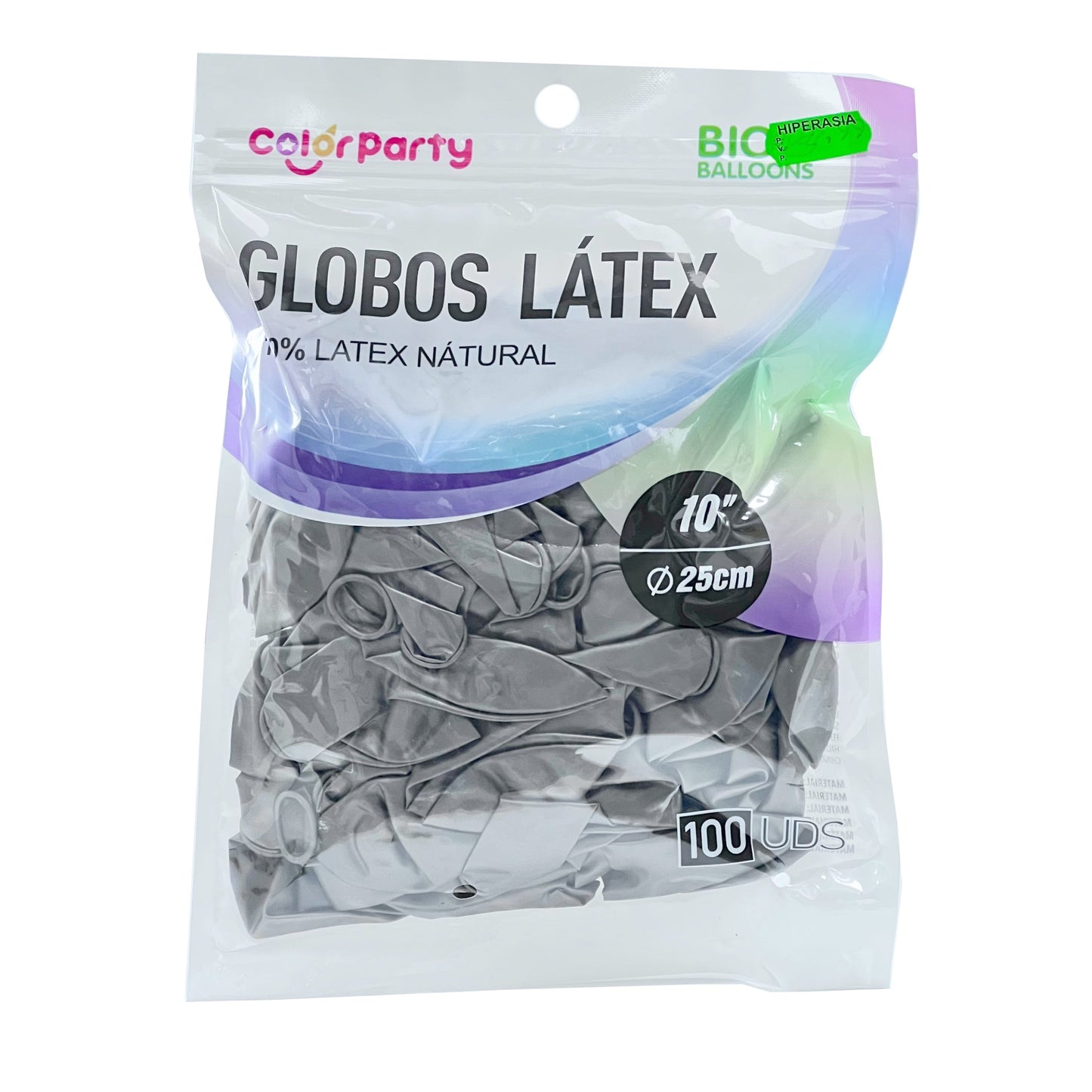 100 Globos de 25 cm