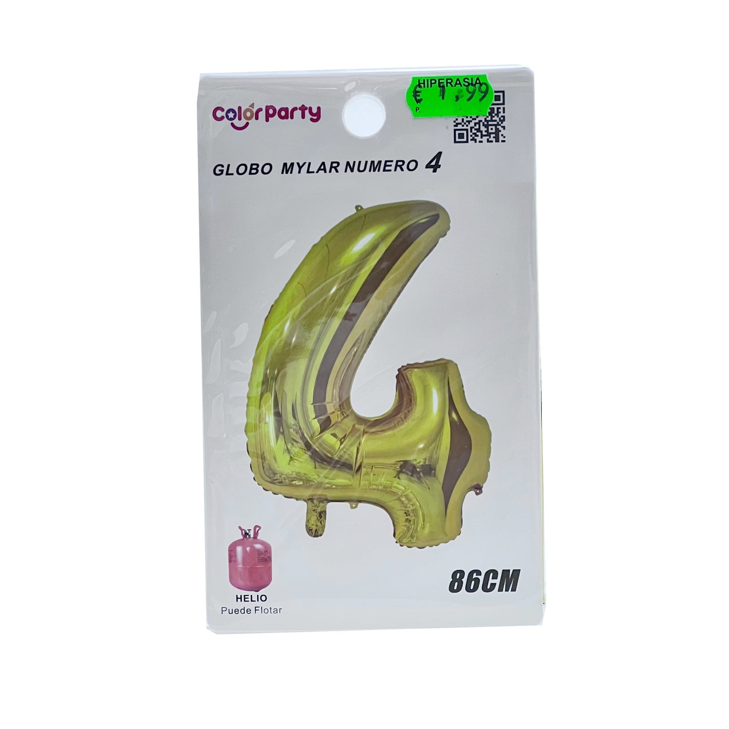 Globo 4 oro 86 cm