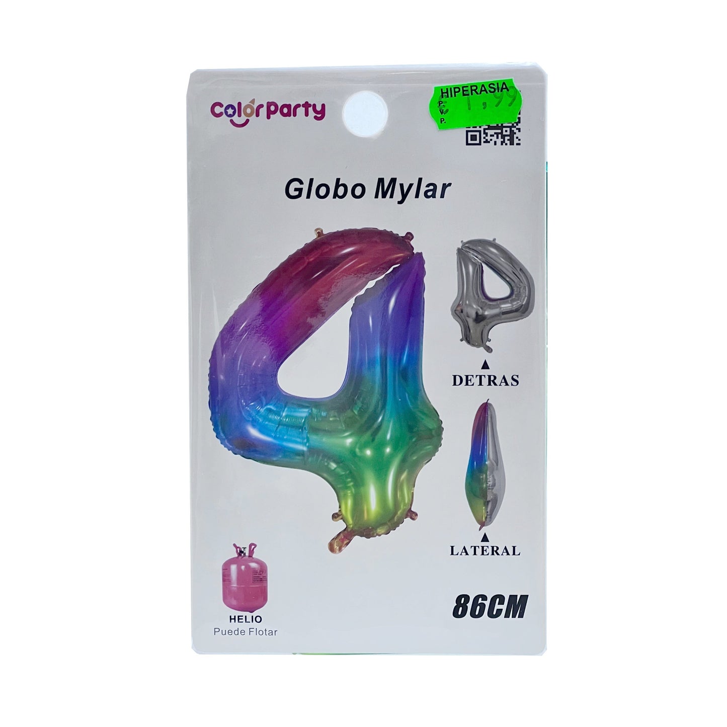 Globo 4 multicolor 86 cm