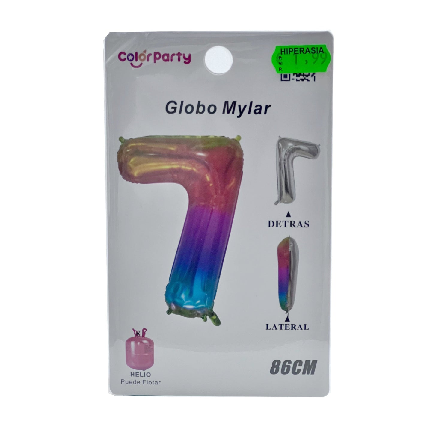 Globo 7 multicolor 86 cm
