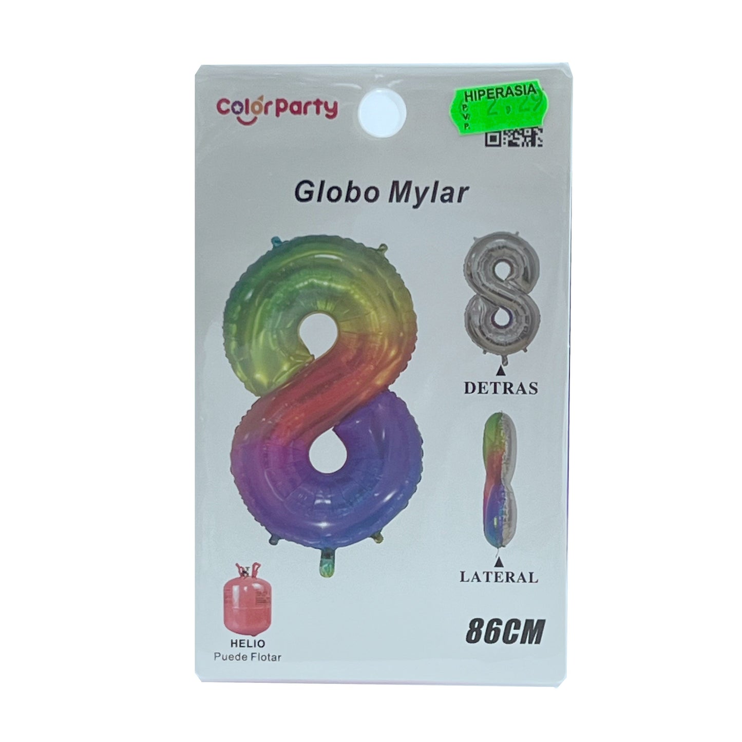 Globo 8 multicolor 86 cm