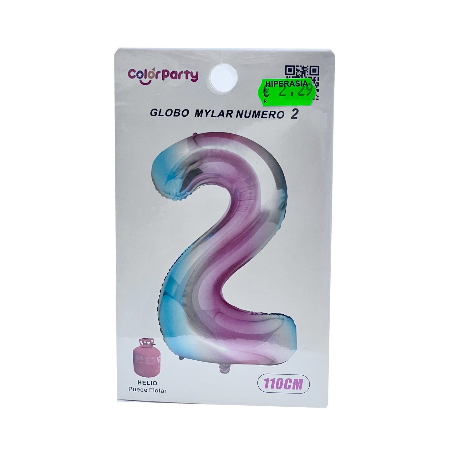 Globo 2 multicolor 110 cm