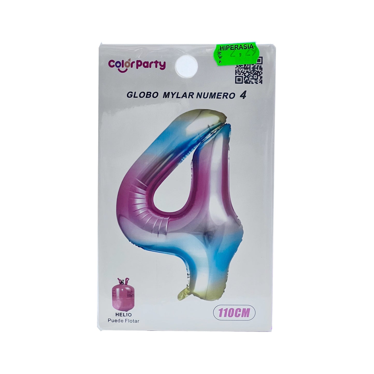 Globo 4 multicolor 110 cm