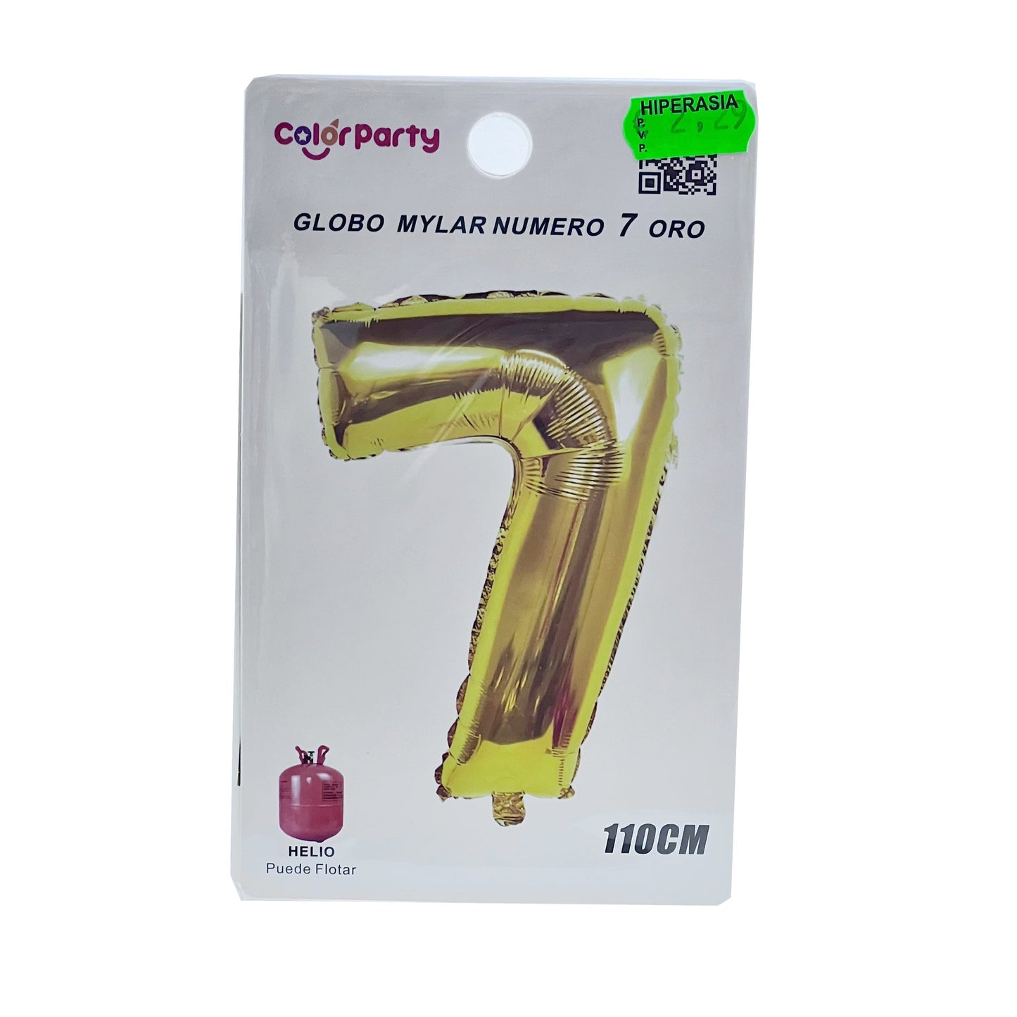 Globo 7 oro 110 cm