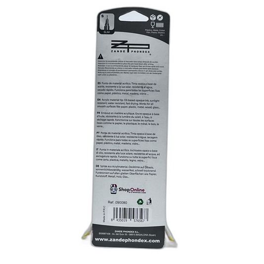 Marcador de pintura permanente 0.7 mm