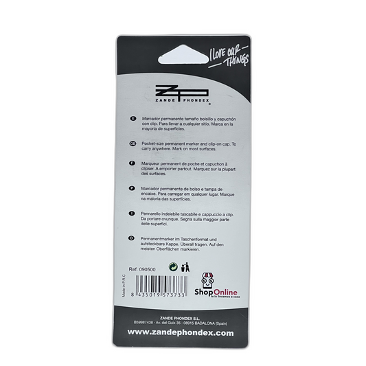 2 Marcadores Permanentes 2-4 mm