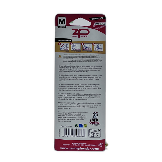 2 Marcadores acrilicos