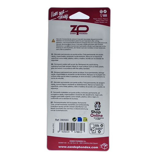 3 Permanentes: Negro, Rojo, Azul