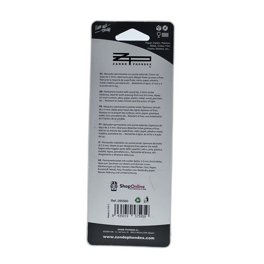 2 Marcadores permanentes 2-3 mm