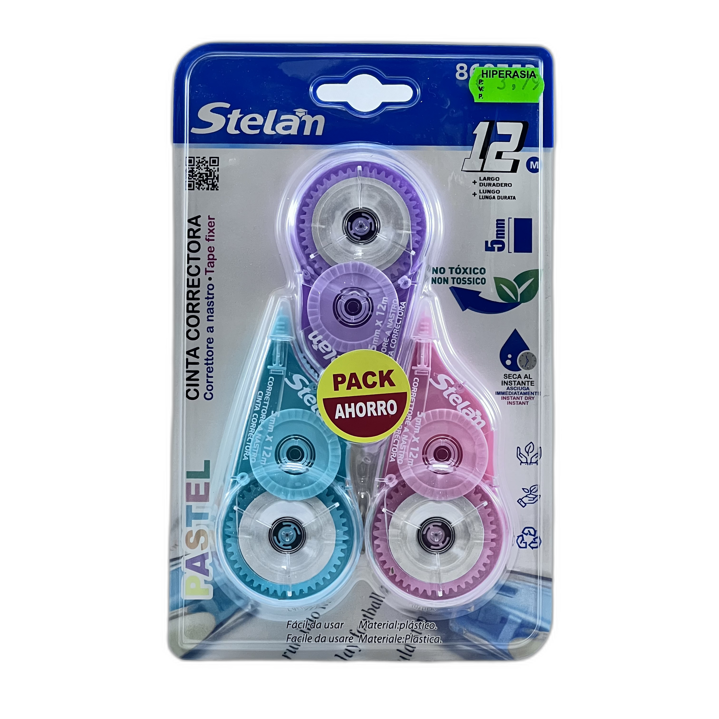 Pack de 3 cintas correctoras