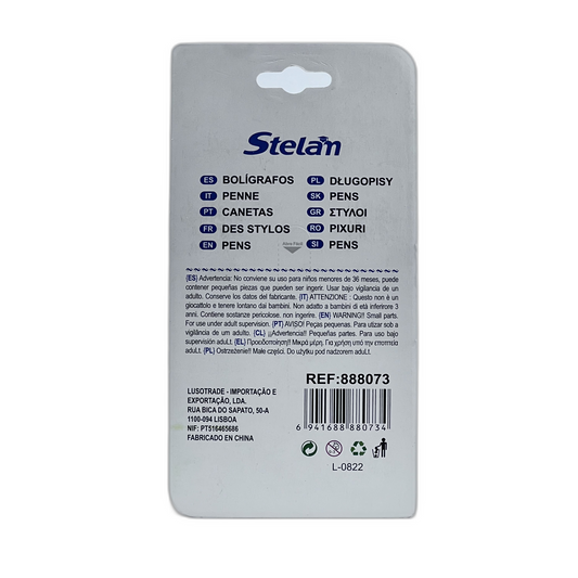 Paquete de bolígrafos negros 15+6