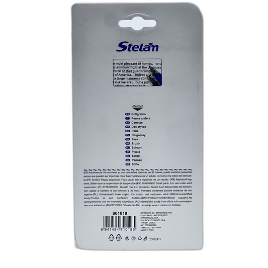 Paquete de 10 + 2 bolígrafos azules