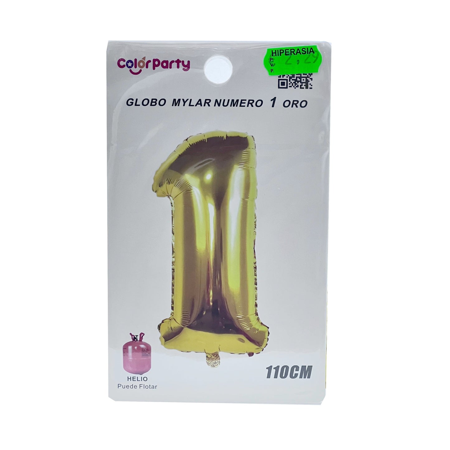 Globo 1 oro 110 cm