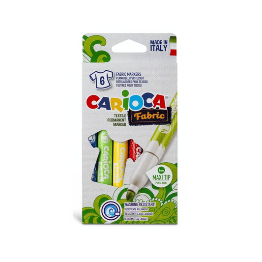 Marcador Textil 6 Colores