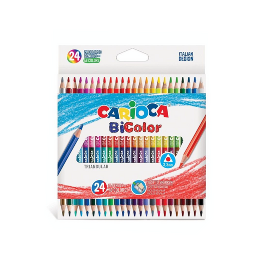 24 Lapices de Doble Color