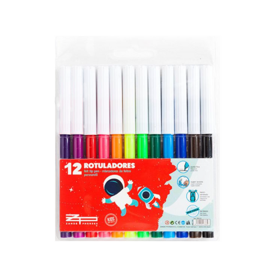 12 Rotuladores