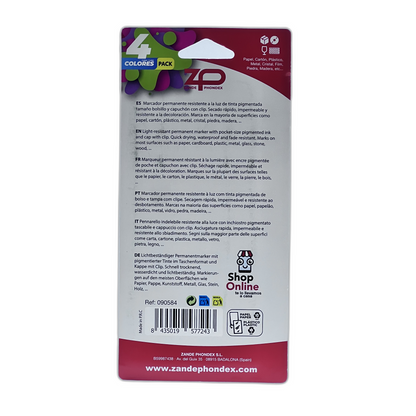 4 Permanentes doble punta